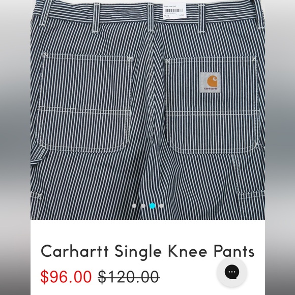 Carhartt Single Knee Striped Pants - Picture 3 of 12